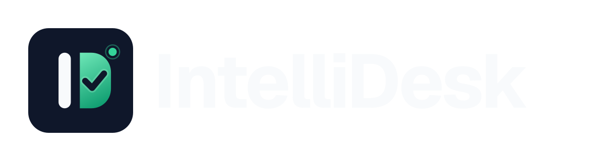 IntelliDesk logo, for dark backgrounds